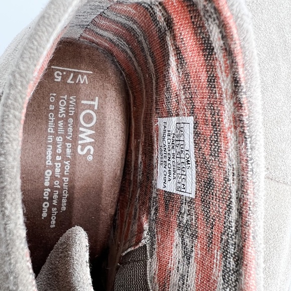 Tom's Suede Wedge Booties - Picture 6 of 6